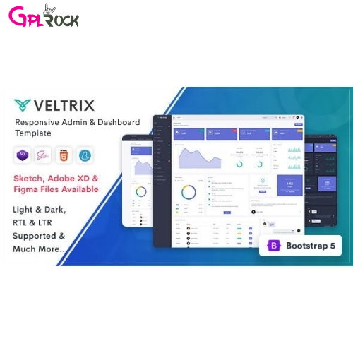Veltrix – Admin &amp; Dashboard Template