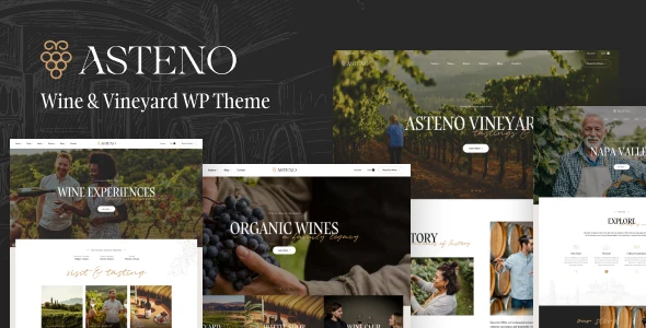 Asteno – Wine &amp; Vineyard WP Theme