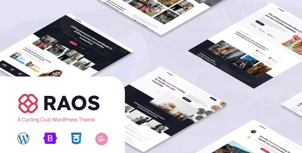 Raos – Responsive Cycling Club &amp; Community WordPress Theme