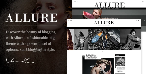 Allure – Beauty &amp; Fashion Blog WordPress Theme