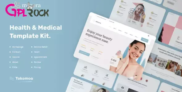 Minera Skincare &amp; Dermatology Elementor Template Kit