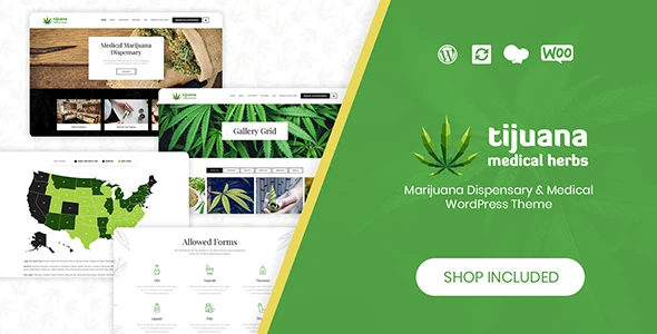 Tijuana – Marijuana Dispensary &amp; Medical WordPress Theme