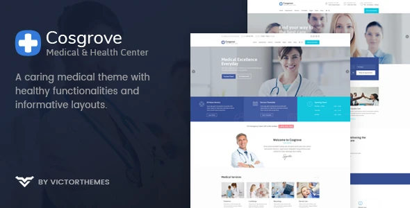 Cosgrove – Medical &amp; Healthcare WordPress Theme