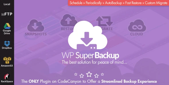 Super Backup &amp; Clone – Migrate for WordPress