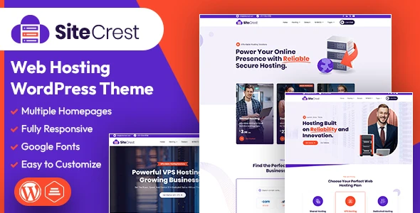 SiteCrest | Web Hosting WordPress &amp; WHMCS Theme