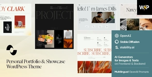 Showmax — Personal Portfolio &amp; Showcase WordPress Theme