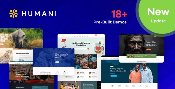 Humani – Nonprofit &amp; Charity WordPress Theme