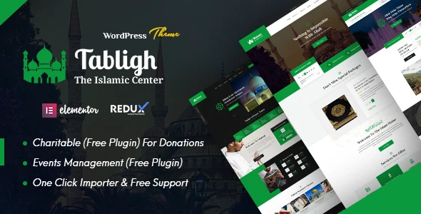 Tabligh – Islamic Institute &amp; Mosque WordPress Theme + RTL