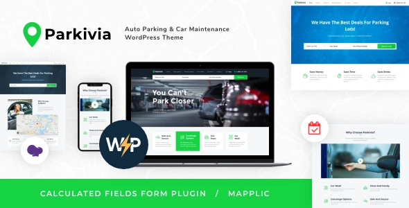 Parkivia | Auto Parking &amp; Car Maintenance WordPress Theme