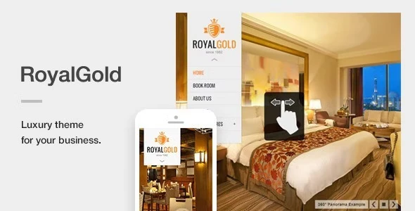 RoyalGold – A Luxury &amp; Responsive Hotel or Resort Theme For WordPress