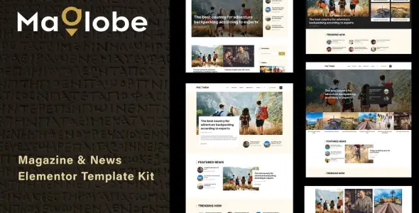Maglobe – Magazine &amp; News Elementor Template Kit
