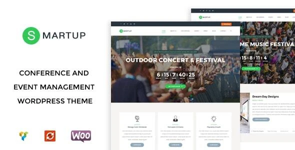 Smart Up – Conference &amp; Event Management WordPress Theme