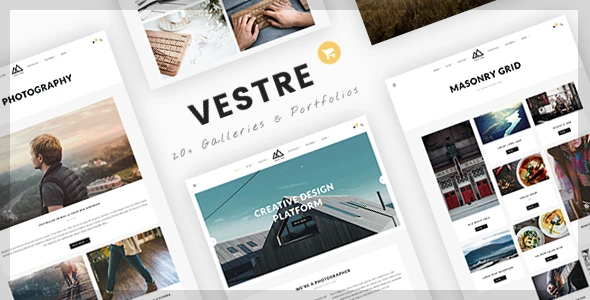Vestre | Creative Photography &amp; Portfolio WordPress Theme
