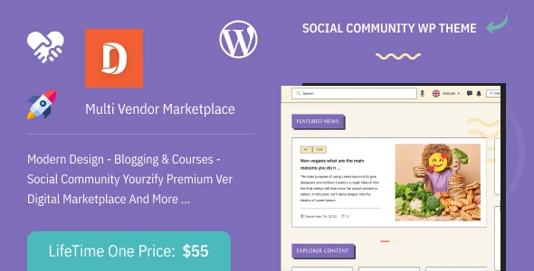 Socify – Marketplace &amp; Community WordPress Theme