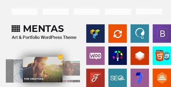 Mental — Art &amp; Portfolio WordPress Theme
