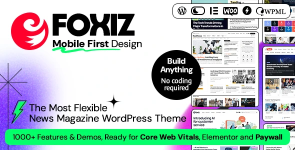 Foxiz – Newspaper News &amp; Magazine WordPress