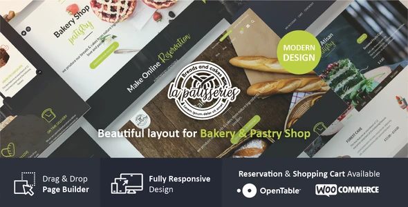 Cake &amp; Bakery WordPress Theme