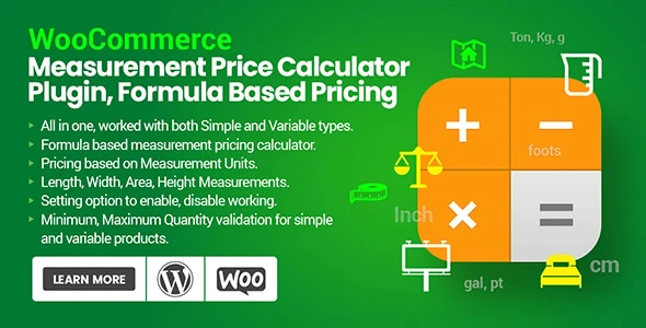 WooCommerce Price by Unit – Length, Area, Weight &amp; Volume Calculator