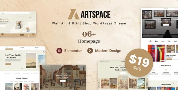 ArtSpace – Wall Art &amp; Print Shop WordPress theme