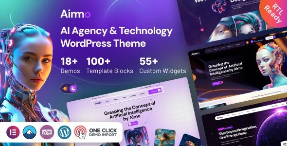 Aimo – AI Agency &amp; Technology WordPress Theme