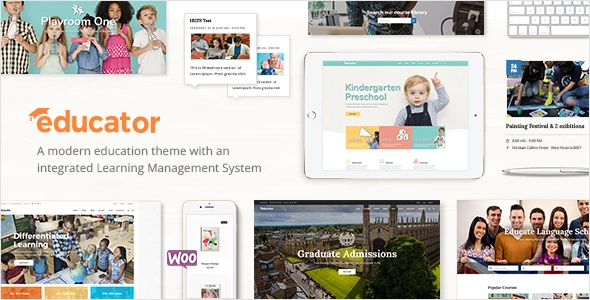 Educator – Education WordPress Theme for University &amp; School