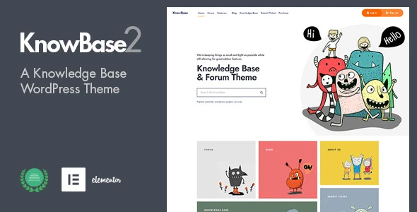 KnowBase – A Helpdesk &amp; bbPress WordPress Theme