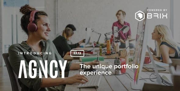 Agncy – Creative &amp; Modern Portfolio WordPress Theme