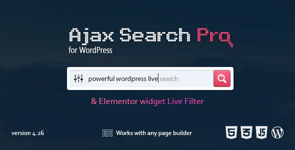 Ajax Search Pro – Live WordPress Search &amp; Filter Plugin