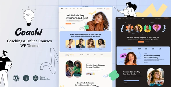 Coachi – Coaching &amp; Online Courses WordPress Theme