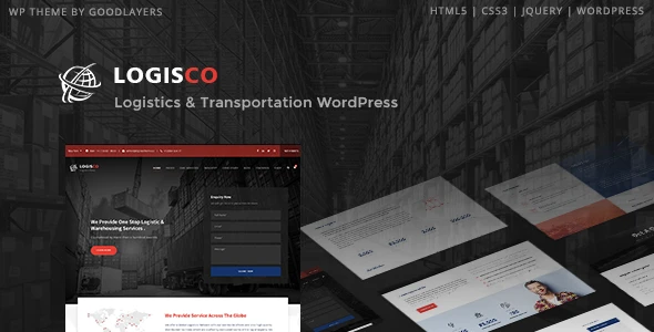 Logisco – Logistics &amp; Transportation WordPress