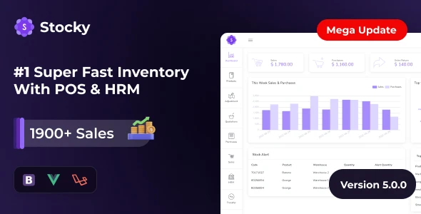 Stocky – POS with Inventory Management &amp; HRM