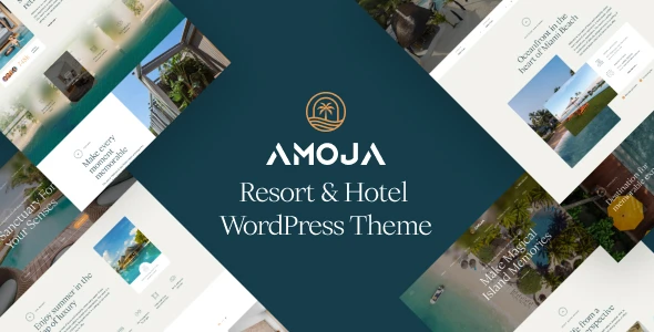 Amoja – Resort &amp; Hotel WordPress Theme