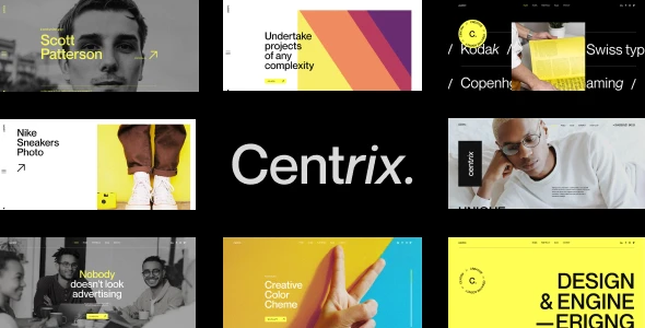 Centrix – Agency &amp; Portfolio WordPress Theme