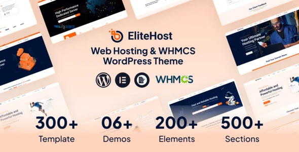 Elitehost – Webhosting &amp; WHMCS WordPress Theme