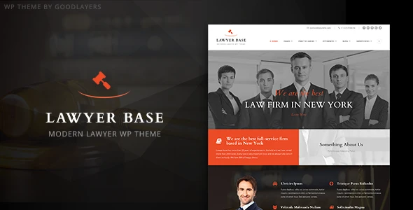 Lawyer Base – Law Firm &amp; Attorney WordPress