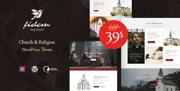 Fidem – Church &amp; Religion WordPress Theme
