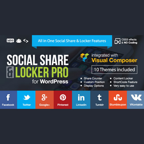 Social Share &amp; Locker Pro WordPress Plugin