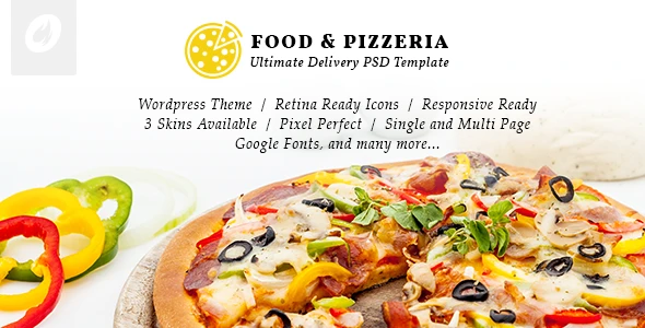 Food &amp; Pizzeria – Ultimate Delivery WordPress Theme