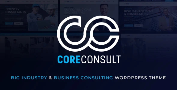 Coreconsult – Big Industry &amp; Business Consulting WordPress Theme