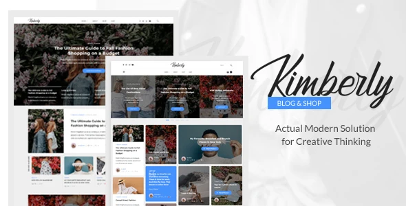 Kimberly – WordPress Blog &amp; Shop Theme