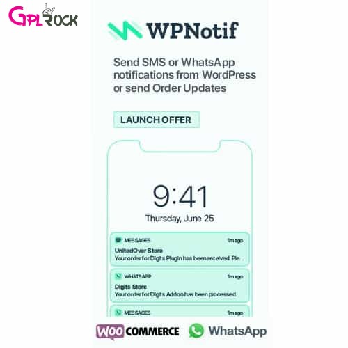 WPNotif: WordPress SMS &amp; WhatsApp Message Notifications
