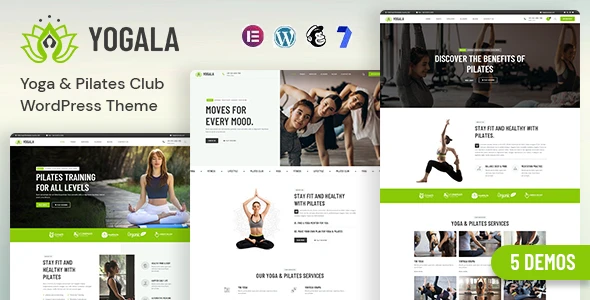 Yogala – Yoga &amp; Pilates Club WordPress Theme