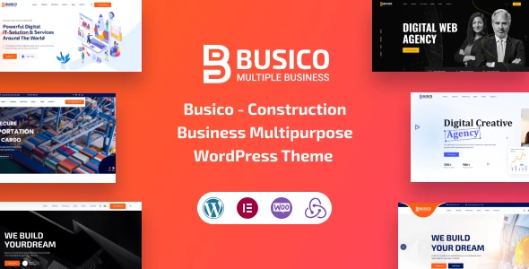 Busico – Multipurpose Business &amp; Technology WordPress Theme