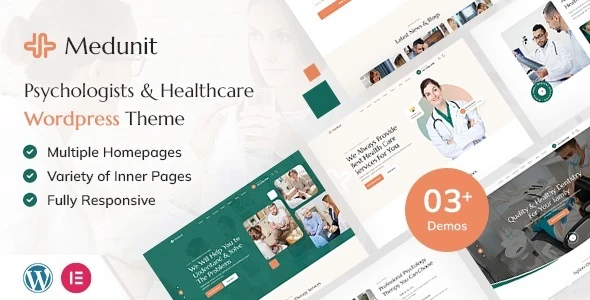 Medunit | Psychology &amp; Health Care WordPress Theme