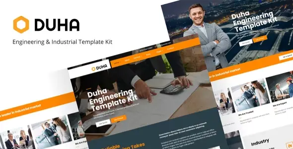 Duha – Engineering &amp; Industrial Elementor Template Kit