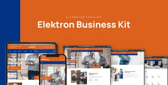 Elektron – Electric Company &amp; Business Elementor Template Kit