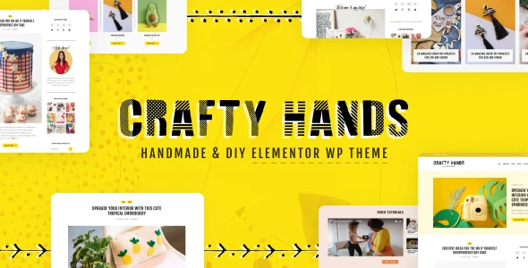 Crafty Hands – Arts &amp; Workshop WordPress Theme