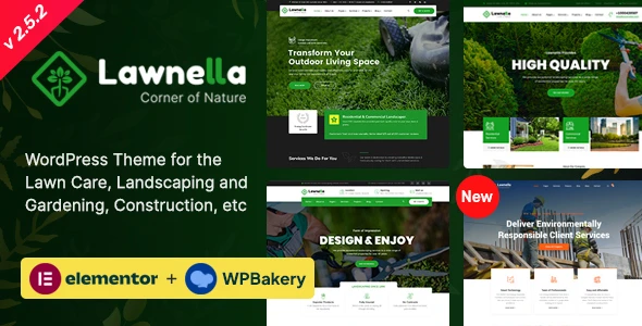 Lawnella – Gardening &amp; Landscaping WordPress Theme