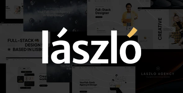 Laszlo – Creative Agency &amp; Portfolio Lottie WordPress Theme