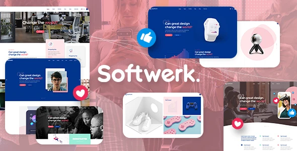 Softwerk – Software &amp; SaaS Startup WordPress Theme
